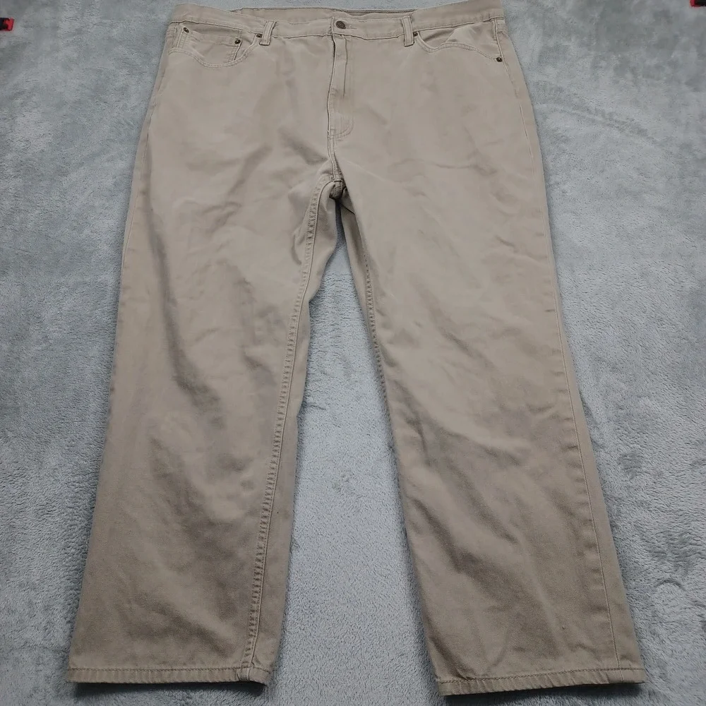 Levis‎ 559 Jeans Men 44x30 Brown Denim Relaxed Fit Straight Leg Pockets